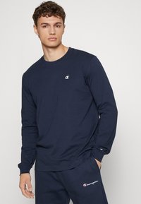 Champion LONG SLEEVE - Hosszú ujjú felső - dark blue