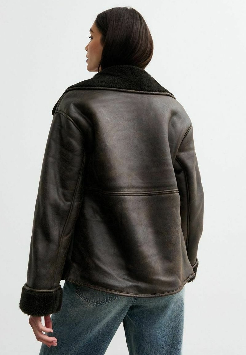 New Look Veste d'hiver dark brown/marron foncé ZALANDO