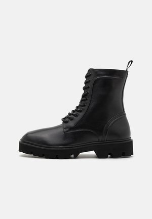 Stivaletti stringati - black