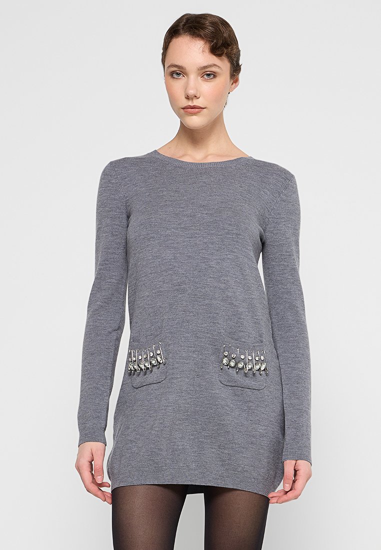 N°21 Gebreide jurk grijs N°21 Gebreide jurk grijs