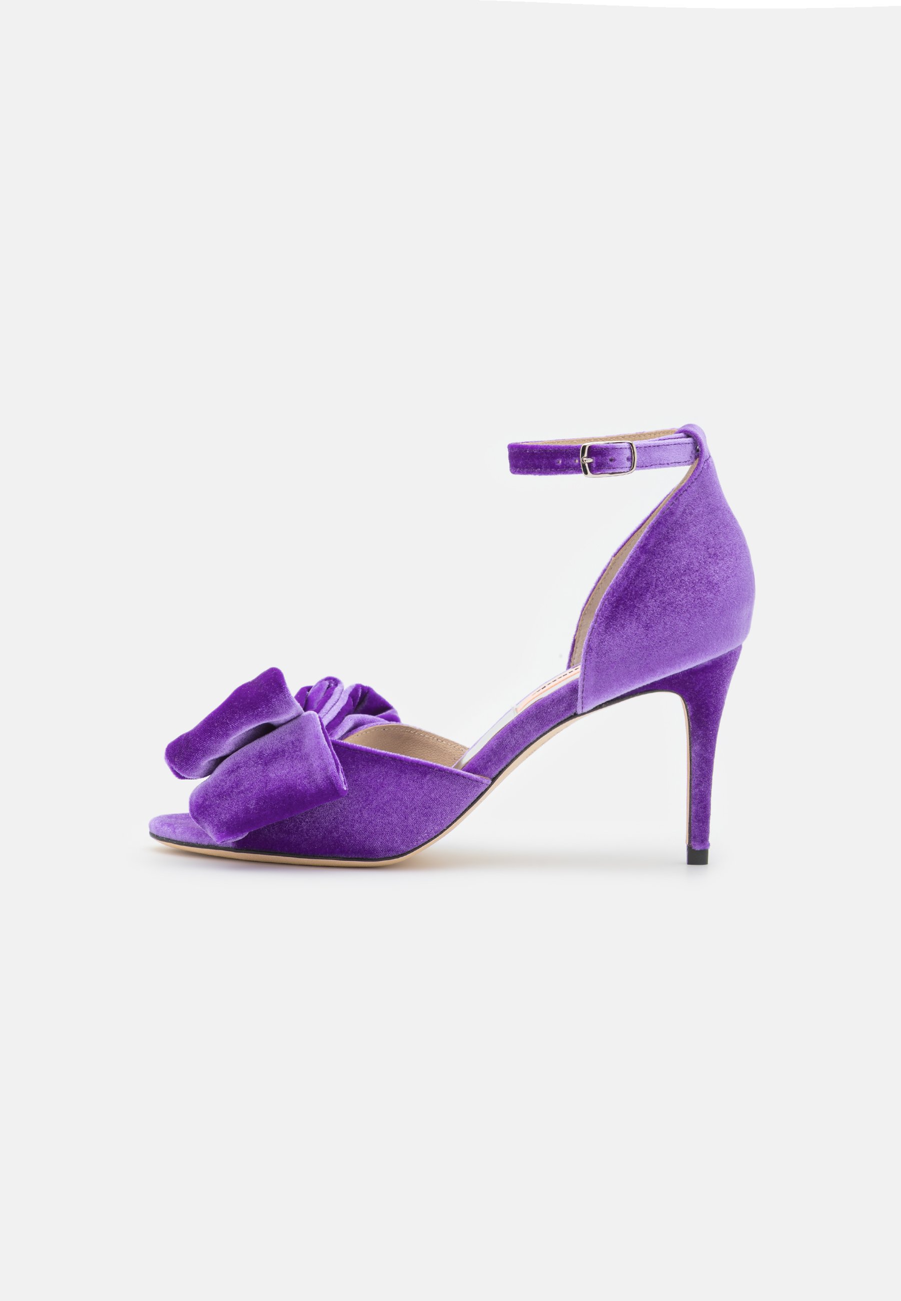 dark purple sandals low heel