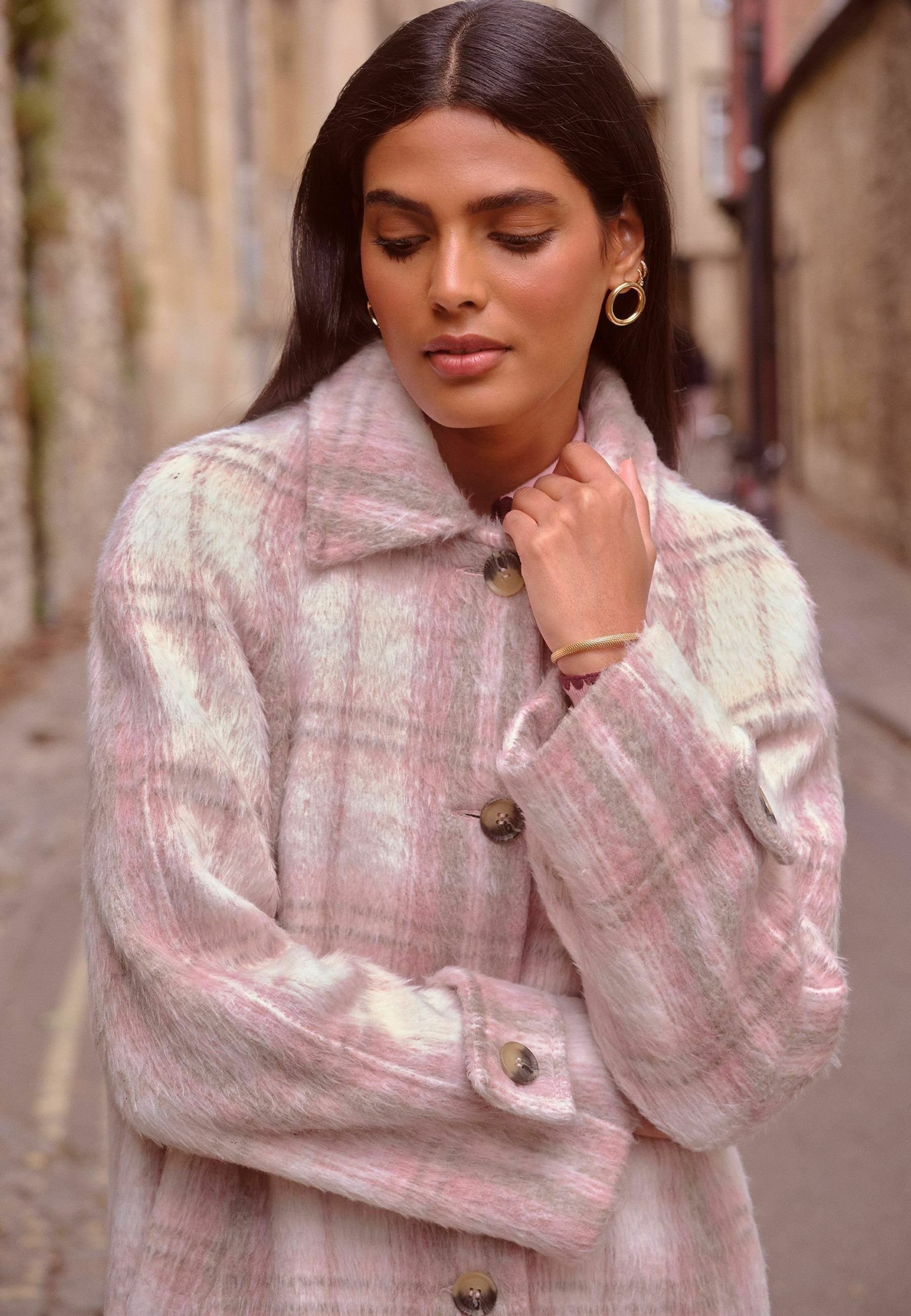 Love & Roses REGULAR FIT - CAR - Classic coat - pink - Zalando