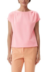 comma T-shirt basic - rosa