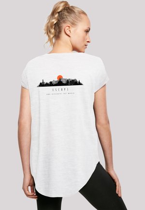 ESCAPE DISCOVER THE WORLD ASIAN TOWN - Print T-shirt - weiß