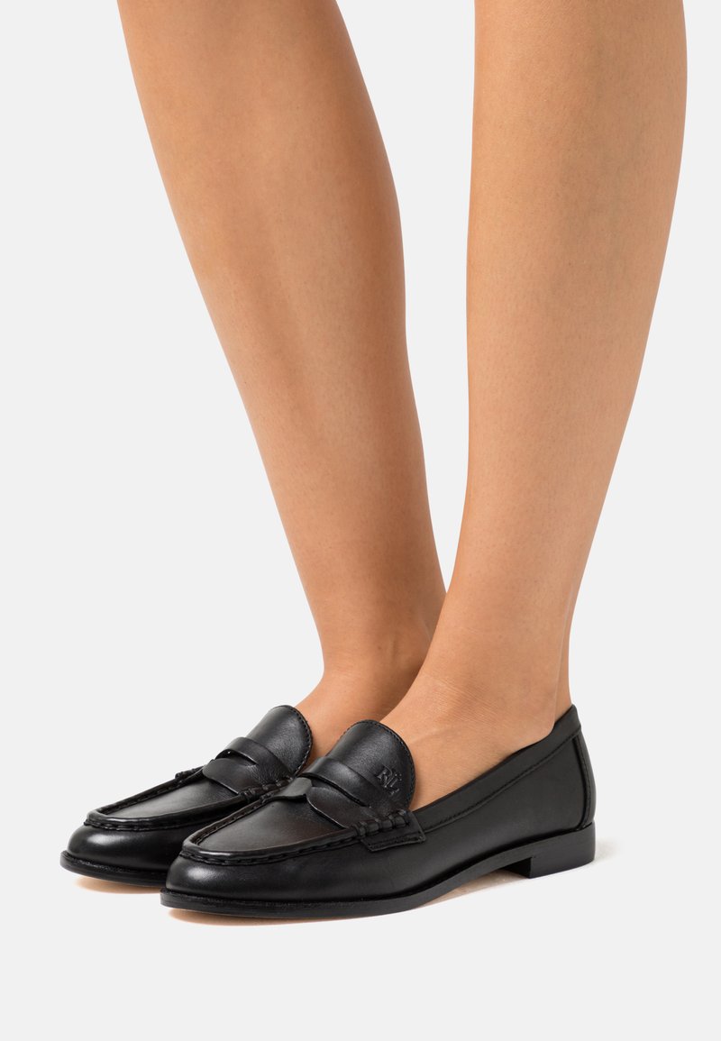 Lauren Ralph Lauren WYNNIE FLATS LOAFER Loaferit/pistokkaat black