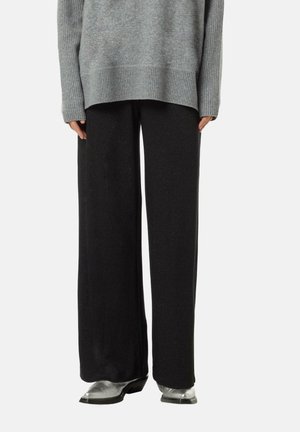 MIT WIDE LEG - Pantaloni - schwarz