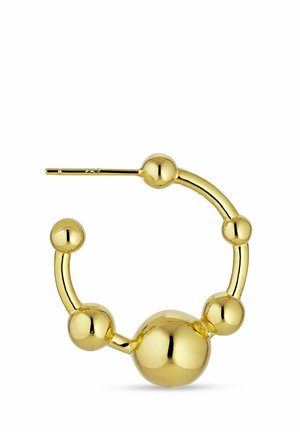 Single earring - gold plated silver coloured