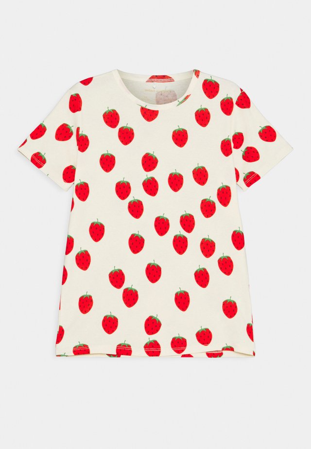 STRAWBERRY TEE UNISEX - T-shirt print - offwhite