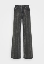 Gestuz - Gzsara Wide Jeans 10910809 - 100617 - Washed Dark Black