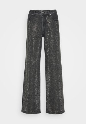 Gestuz ZORAHGZ  - Flared jeans - dark grey washed