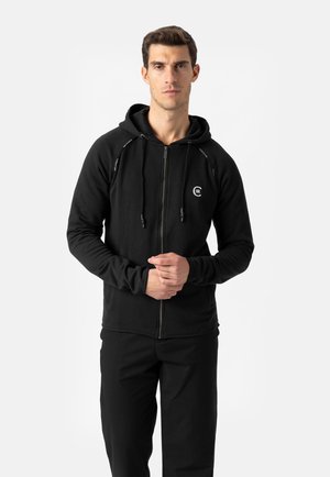 PERPIGNAN HOODIE - Mikina so zipsom - black