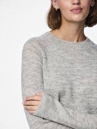 Pieces PCJULIANA O-NECK NOOS - Camisola - light grey