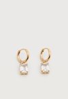 HUGGIE DROP - Orecchini - gold-coloured/white