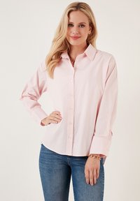 LELA - LOOSE FIT - Pogājama blūze - soft pink Miniatūras attēls 1