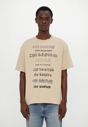 T-shirt imprimé - beige taupe