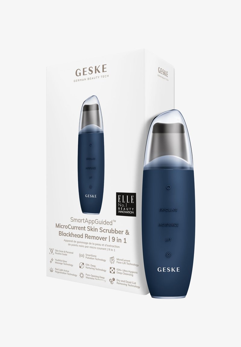 GESKE - MICROCURRENT SKIN SCRUBBER BLACKHEAD REMOVER 9 IN 1 - Ansiktsvård - tillbehör - midnight, Förstora
