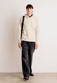 BOSS SOODY - Jersey con capucha - light beige