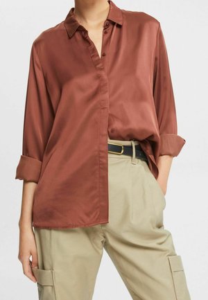 Overhemdblouse - copper