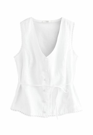 Next REGULAR FIT - SLEEVELESS  - Väst - white