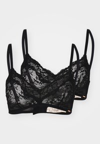 ORIGINS 2 PACK - Kaarituettomat rintaliivit - black