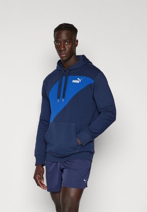Puma POWER HOODIE - Sweatshirt - club navy
