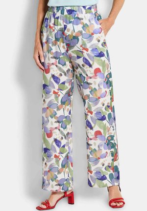 DRUCK VERA WEITE MIT SCHLUPFBUND - Stoffhose - colourful patterned