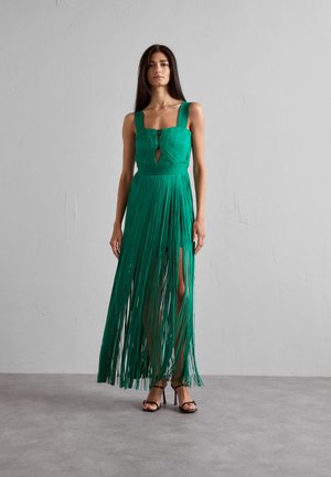 Hervé Léger CONTOUR BUST WIDE STRAP FRINGE GOWN - Robe longue - cypress