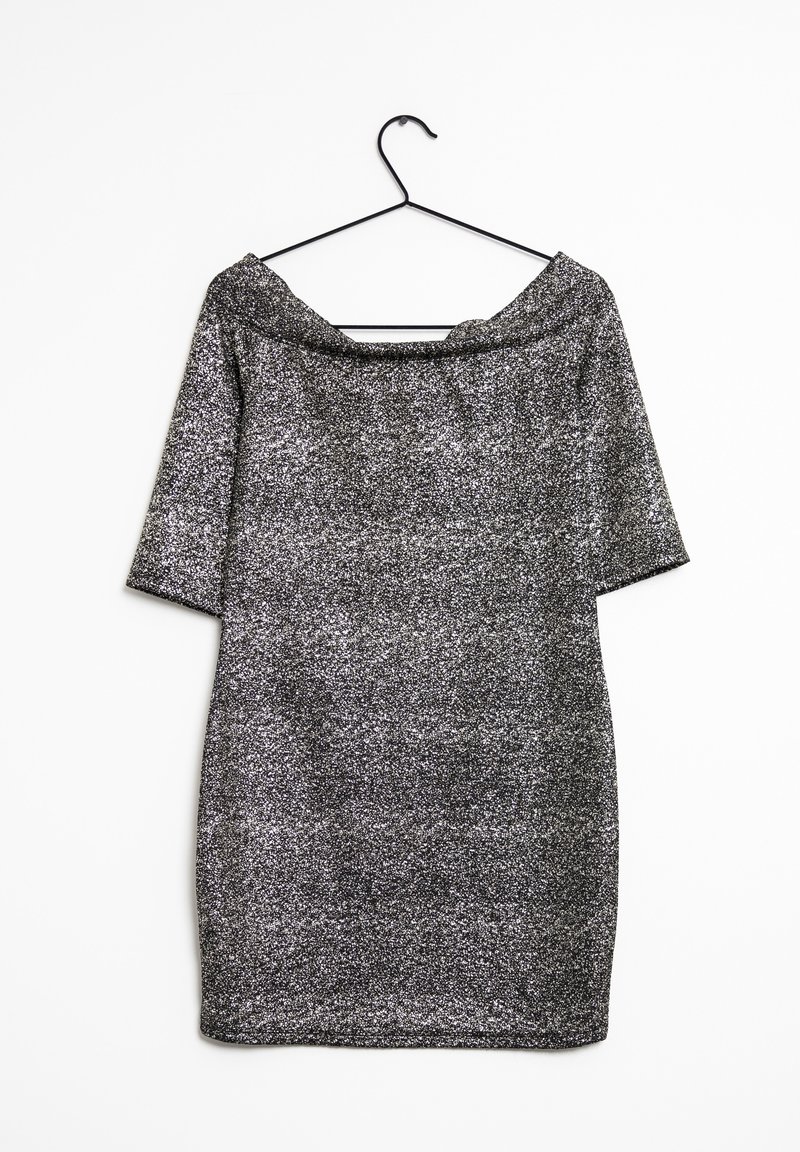 river island silver sequin dress River Island Silver Sequin Tie Waist Mini Dress