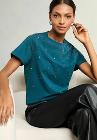 Lipsy Triko s potiskem - blue