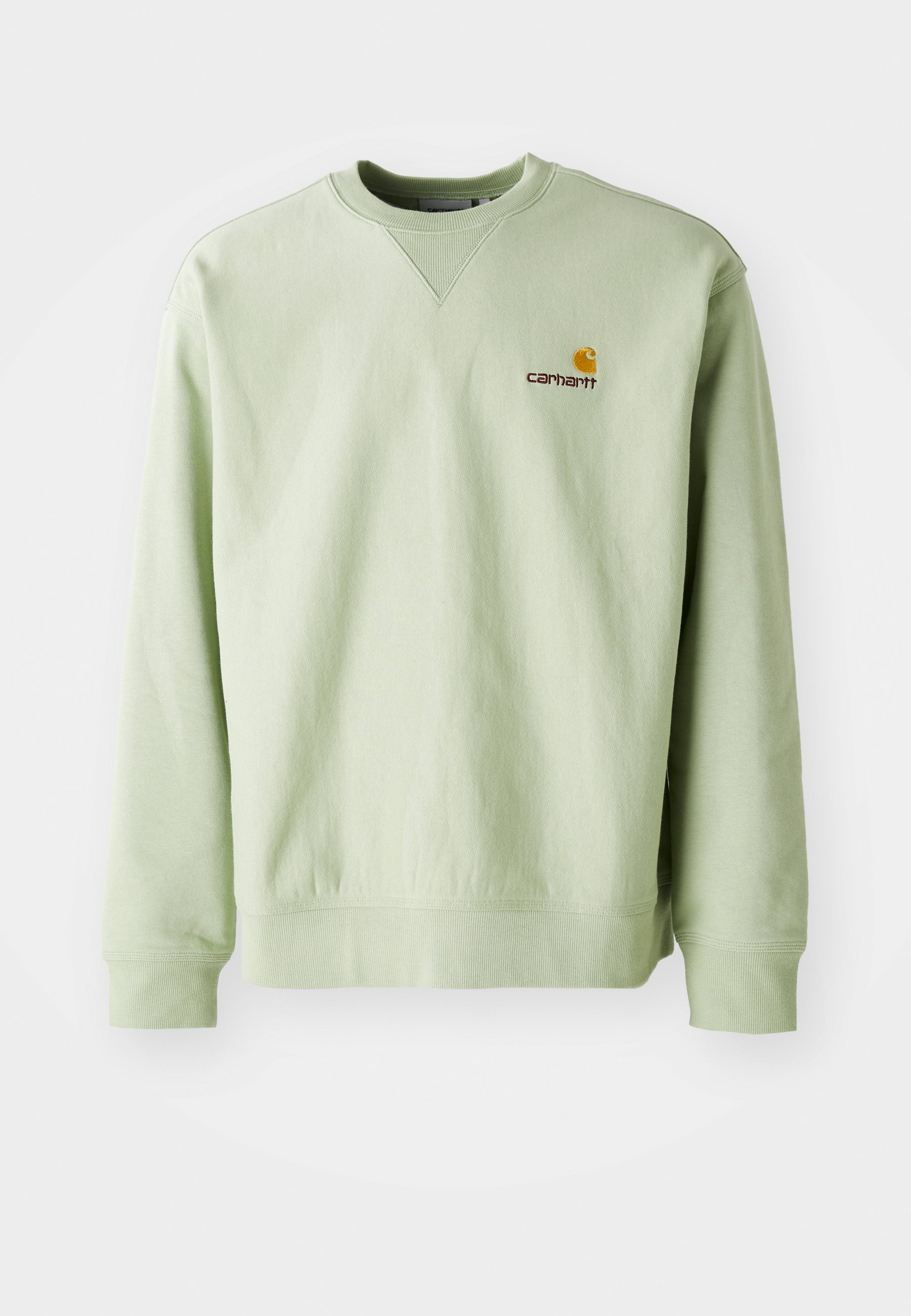Carhartt WIP AMERICAN SCRIPT - Mikina - pale olive