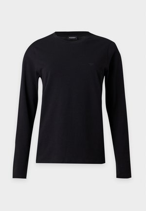 Emporio Armani CREW NECK LONG - Πάνω μέρος πιτζάμας - black