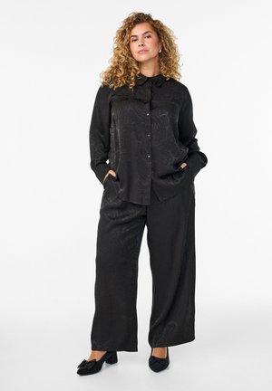 WEITE  MIT PAISLEYMUSTER  - Nohavice - black