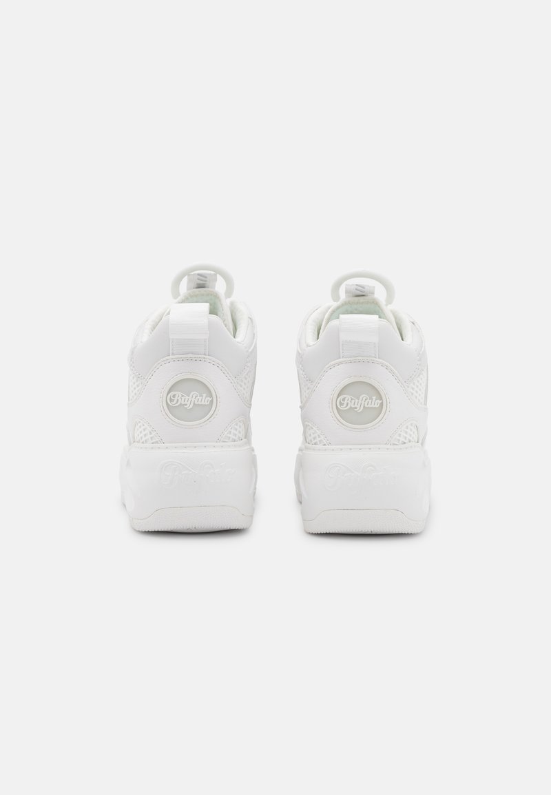 Damen Sneaker low | Buffalo VEGAN FLAT MID Sneaker low white/weiß - US51850 Damen Sneaker low | Buffalo VEGAN FLAT MID Sneaker low white/weiß - US51850