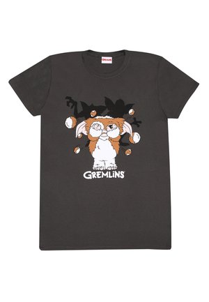 Henry Tiger GREMLINS FUR BALLS - Triko s potiskem - charcoal grey