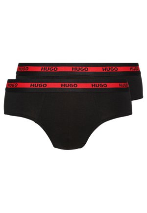 HUGO HIP BRIEF TWIN 2 PACK - Aluspüksid - black