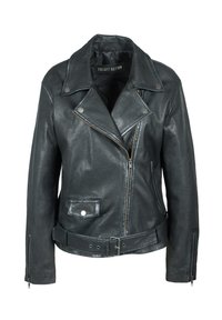 BE PERFECTO - Leren jas - grey black