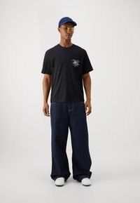 Jack & Jones JORTAMPA BACK CREW NECK - T-shirts print - black