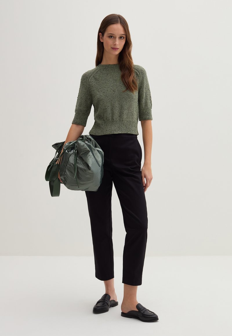 Stefanel T-shirt basic groen