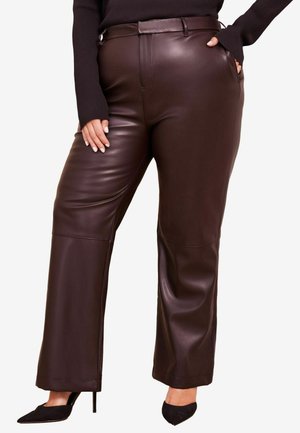 PLUS SIZE FIT - Tygbyxor - brown