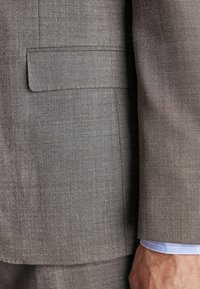 Next SLIM FIT SIGNATURE ITALIAN FABRIC - Kostiuminis švarkas - taupe