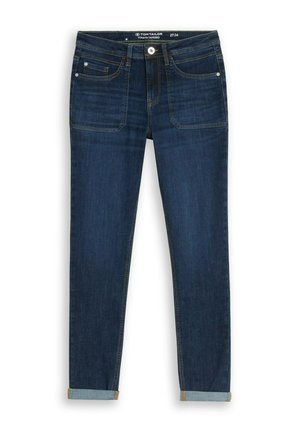 TOM TAILOR, TTMAYA TAPERED FIT - Slim fit jeans - clean dark stone blue denim