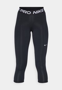 CROP - Tights - black/white