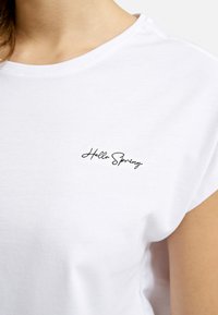 Smith&Soul RUNDHALS MIT - T-Shirt print - white