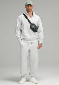 lululemon STEADY STATE HALF-ZIP - Fleecepullover - heathered core ultra light grey