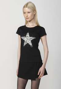 Koroshi SHORT SLEEVE - Triko s potiskem - black