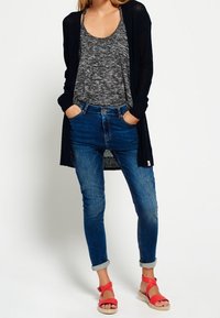 Superdry & Co Chaqueta de punto - mottled dark blue