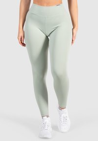 Smilodox ADVANCE PRO MID RISE YOGA SPORT FITNESS - Leggings - grün