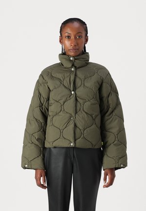 JXSENA QUILTED - Ziemas jaka - grape leaf