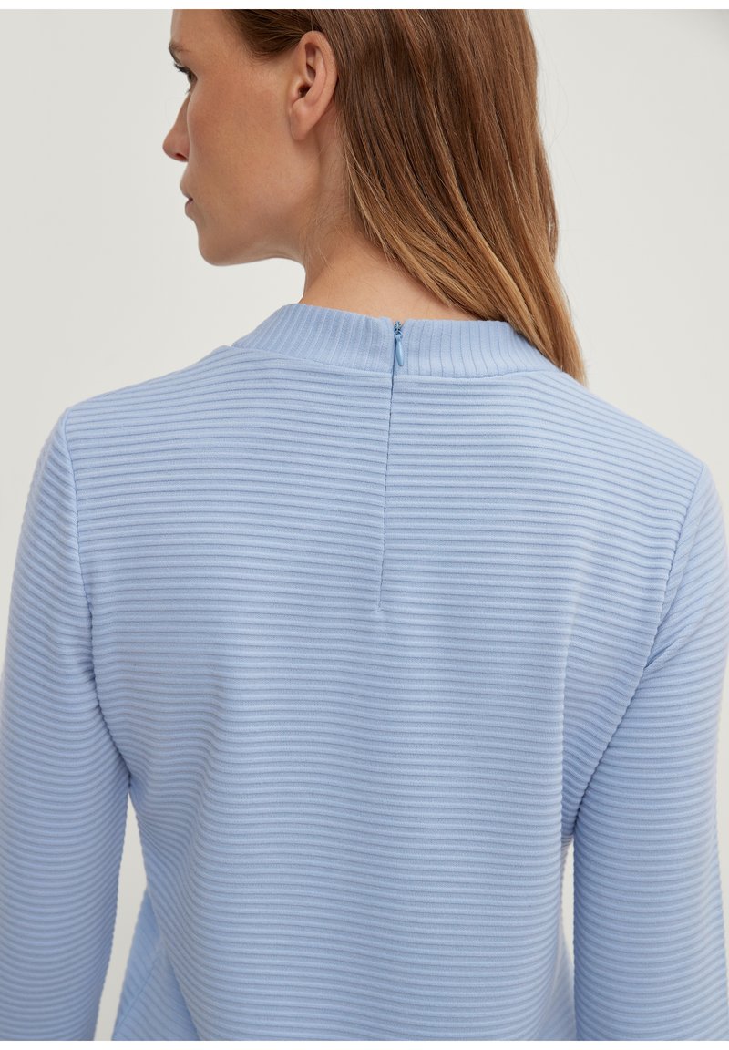 Damen Strickjacken | comma MIT RIPPSTRUKTUR Strickpullover sky blue/hellblau - QN61027 Damen Strickjacken | comma MIT RIPPSTRUKTUR Strickpullover sky blue/hellblau - QN61027