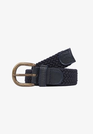 Braided belt - navy